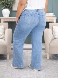 Mica Denim High Rise Wide Leg W/ Slant Pocket | 0-15 -Women Clothing Shop 41645f0e5339edec60a129a35847eb5c