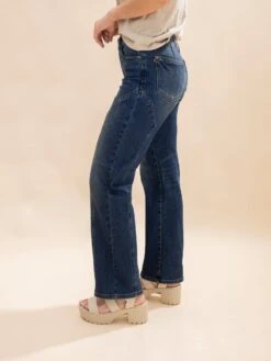 Judy Blue Mid Rise Straight Western Seam Detail Jeans | 0-24W -Women Clothing Shop 42209dbc5f27eea7265b6e92598999dc