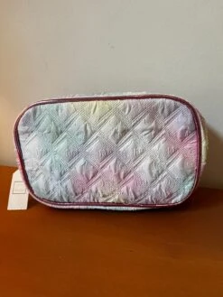 Multi-Color Pastel Cosmetic Bag