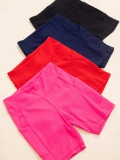 Nylon Rib Biker Shorts | S-3XL -Women Clothing Shop 4548efdab5279946d72457d11fc4c2da