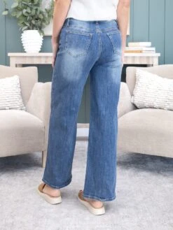 Saige Denim High Rise Semi Flare Straight Jean W/ Drawstring | 0-15 -Women Clothing Shop 45e2445f5336c9a04773868c8e2224fa