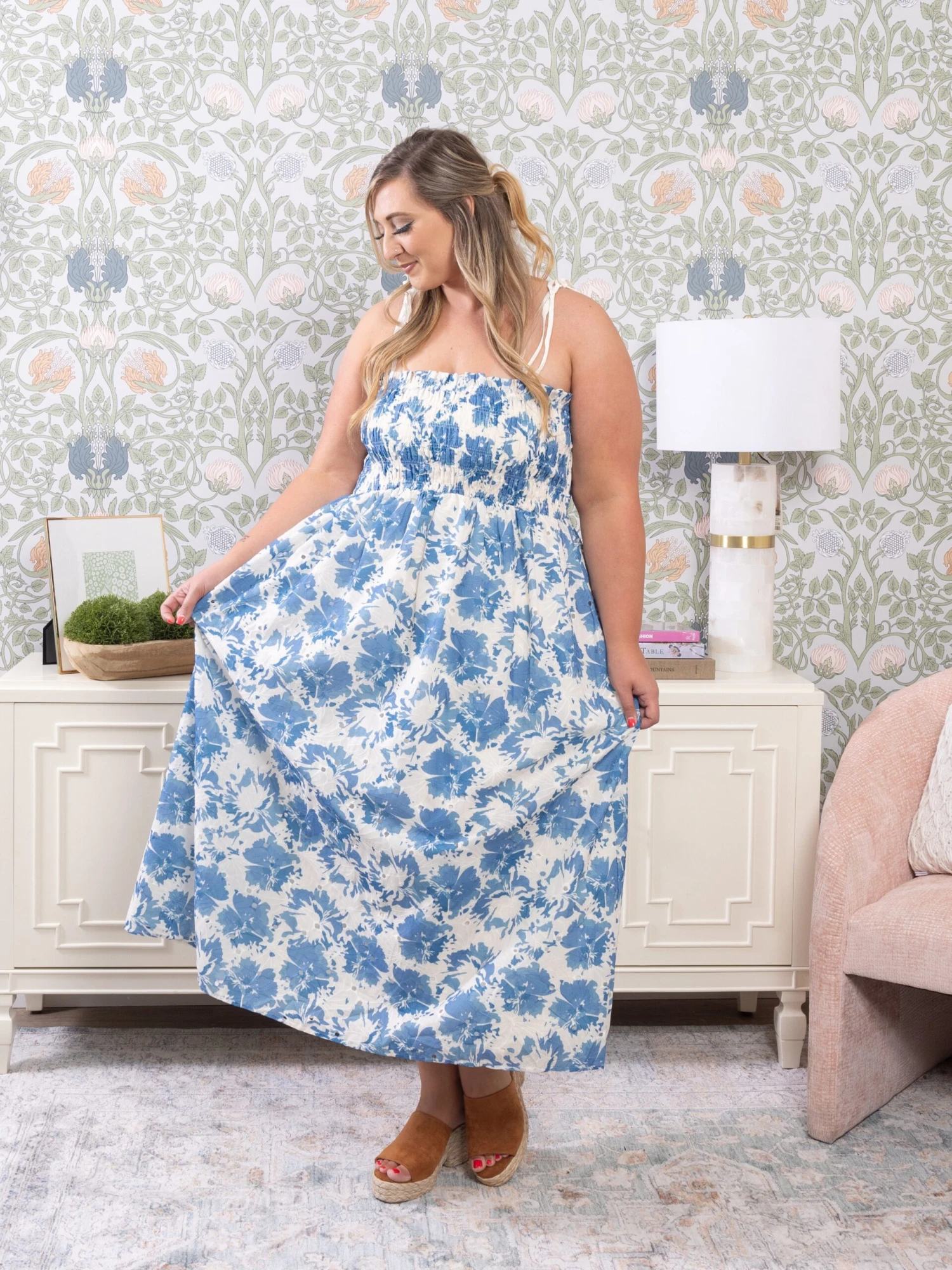 Floral Midi Sundress |S-3XL 2 Floral Midi Sundress |S-3XL - Image 2