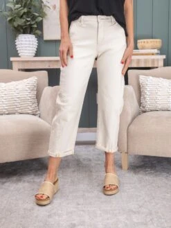 Risen High Rise Relaxed Barrel Cuffed Jeans | 0-3XL -Women Clothing Shop 484614887e8c33540e931ca6efa35731