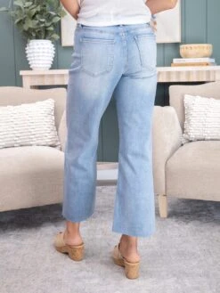 Mica Denim High Rise Wide Raw Hem Jean | 0-15 -Women Clothing Shop 484ee2b4bb7318de2973099879b518bb