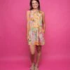 Lizzy Wrinkle Free Printed Sleeveless Dress | S - 3X
