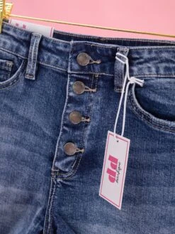 Diva Denim High Rise Expose Button Fray Hem Shorts | XS - 3X 27 Diva Denim High Rise Expose Button Fray Hem Shorts | XS - 3X -Women Clothing Shop 4900b90cb1fac632414275ae70ac240d