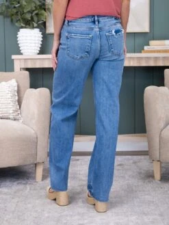 Risen High Rise Wide Baggy Jean | 0-3X -Women Clothing Shop 49f9b208e8307caf8d76c5fa0a97a4a6