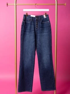 Judy Blue High Waist Button Fly Straight Leg Jeans | 0-24