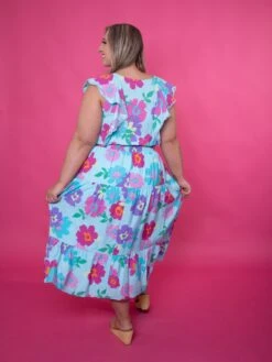 Floral Print V-Neck Lace Detail Flutter Sleeve Maxi Dress | S - 3XL -Women Clothing Shop 4Rld6L3WC0qxR4yoESYPrFjT2L4SiUxidBcIoQ7k