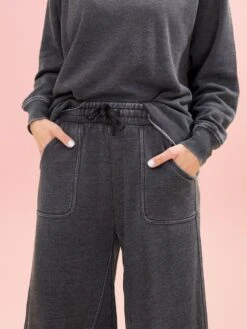 Lived In Raw Hem Wide Leg 30" Pants By DD Design | S-3XL -Women Clothing Shop 4ac3ab5084d03fb8ffc1c3fdbb01dcbc