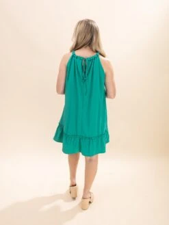 Halter Neck Ruffle Detail Short Dress | S-L -Women Clothing Shop 4afae3f5cc17c0aa23038a1ad18dea80