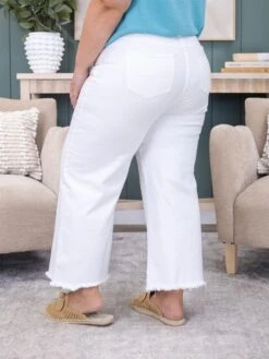 Risen Tummy Control High Rise Crop Wide Leg Pants | 0 - 3X -Women Clothing Shop 4b1f59c7645707438f403bbe101200df