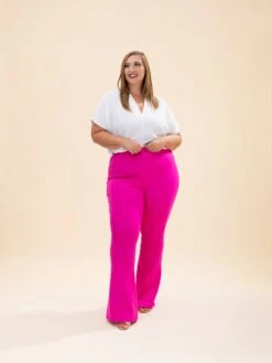 Dear Scarlett Essential COMFORT STRETCH Pull-OnFlare Pants | S - 3X -Women Clothing Shop 4bb593fe01a7b08f8b6293f6a30b8529