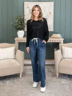 Judy Blue High Waist Drawstring Wide Leg Jeans | 0 - 24 -Women Clothing Shop 4bbad5afa22aa1fdfcdb634a9d2c87ec