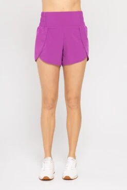 Mono B Highwaist Athleisure Split Shorts | S - L -Women Clothing Shop 4d1957556ac15124b32630de2b994d1e