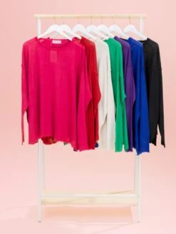 Oversized Lightweight Raw Hem Sweater By DD Design | S-3XL -Women Clothing Shop 4d4ec1c5602213a46aca7cb8b9ad3d9c