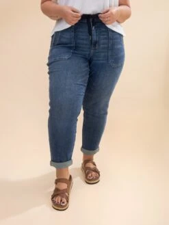 Judy Blue High Waist Vintage Wash Jogger Jeans | 0-24W