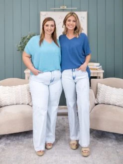 Risen High Rise Wide Leg Jean | 0-3X