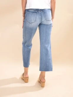 Mica Denim Mid Rise Wide Leg Tummy Control Jeans | 0-22W -Women Clothing Shop 500f0fe35d69c0690d86142e21305a24