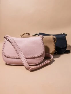 Daia Whipstitch Crossbody Bag