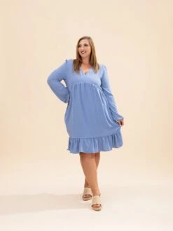 Airflow Long Puff Sleeve Babydoll Dress | S-3XL -Women Clothing Shop 510b8fca1c37bdf7fcf414b73fe8ef6b