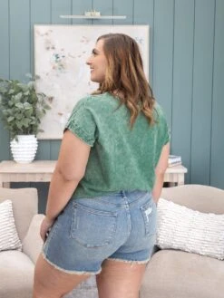 Judy Blue High Waist Vintage Wash Fly Stitch Detail & Destroy Shorts | S-3XL -Women Clothing Shop 5300b830b0f91df7732f8162c83dac81