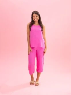 Cotton Gauze Pants W/ Elastic Waist & Front Pockets By DD Design | S-3XL Pair W/ Sku63209 -Women Clothing Shop 5304d31f06664c9723f4874171eb21fb