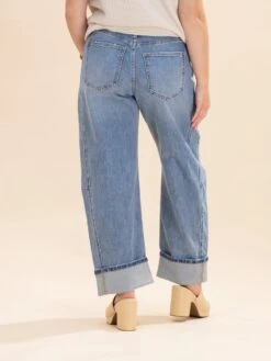 Mica Denim High Rise Barrel Leg Jeans WithCuffed Hem | 0-15 -Women Clothing Shop 53c5800ac1066fbf7fc784b2ba6ddb7a