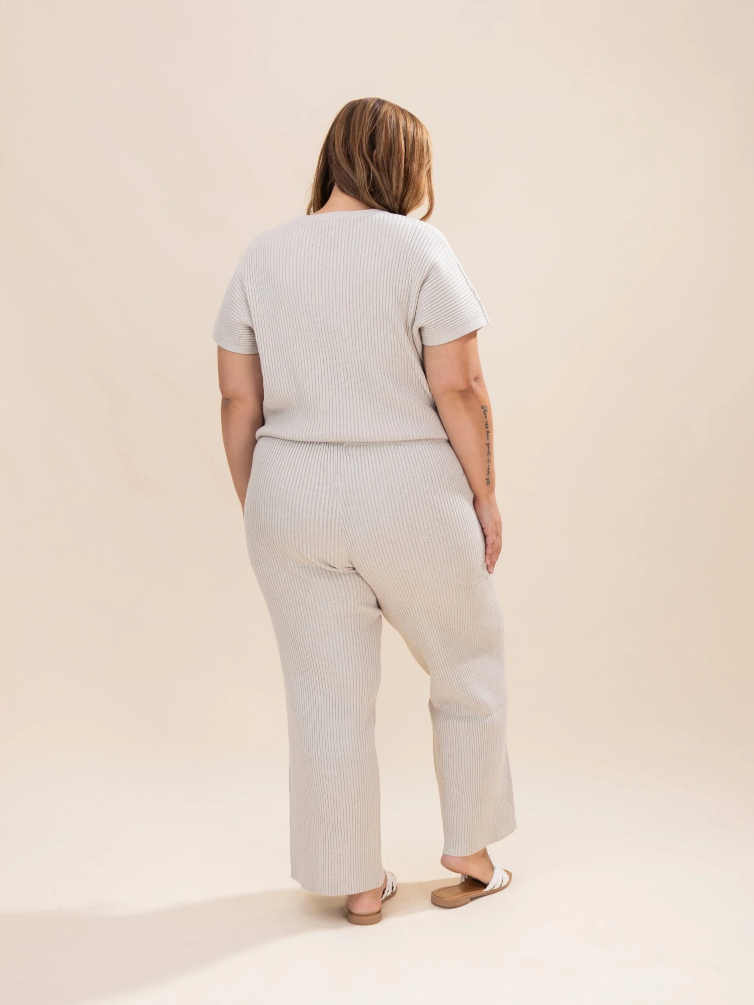 Ribbed Wide Leg Knit Sweater Pants | S-3XL Pair W/ Sku 12 Ribbed Wide Leg Knit Sweater Pants | S-3XL Pair W/ Sku - Image 12