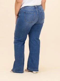 Mica Denim High Rise Wide Leg Jeans With Stretch | 0-15 -Women Clothing Shop 54d67d98d621fa36fc03df0222330371