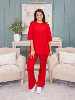 Yummi Rib Flare Pants By DD Design | S - 3XL Pair W/ Sku58417 -Women Clothing Shop 5558321c710d6c842aeabefc20dd1b40