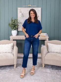 Risen High Rise Crop Boyfriend Jean | 0-3X -Women Clothing Shop 56f845234be927293c59f5a79aac8f77