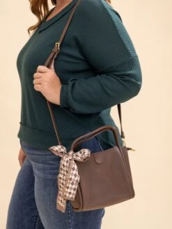 Zenana The Hollace Crossbody Tote Bag | -Women Clothing Shop 57b6f6e286b2b8538f89ea95fb9c632e