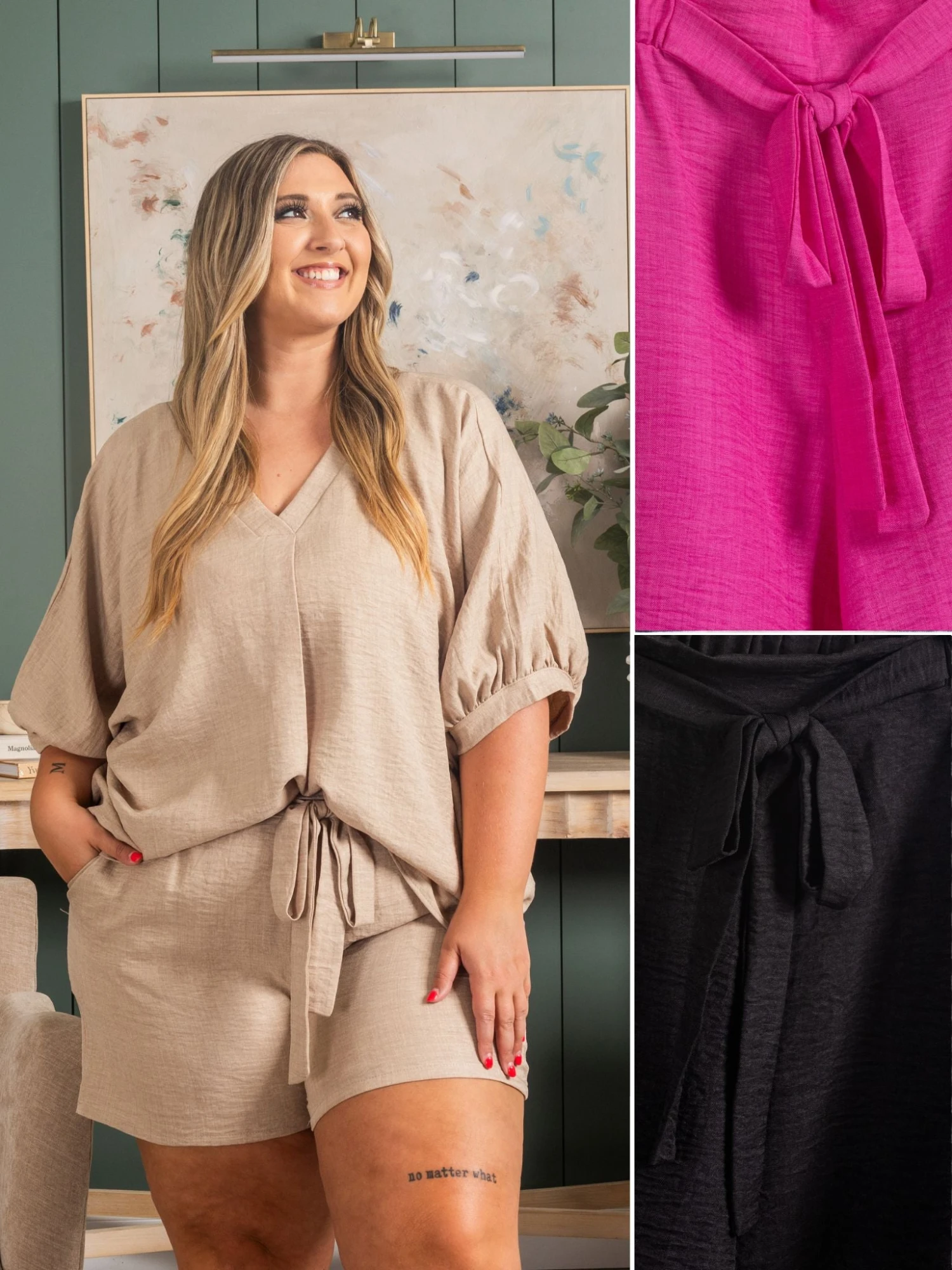 Shorts W/ Belt | S - 3XL Set W/ Sku52571 1 Shorts W/ Belt | S - 3XL Set W/ Sku52571