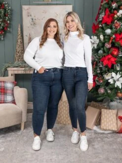 Judy Blue High Waist Tummy Control Step Hem Skinny Jean | 0-24