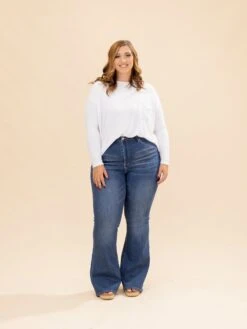 Mica Denim High Rise Flare Jeans | 0-15 -Women Clothing Shop 58d9fd84ec960b236b9e1741930f9e0f