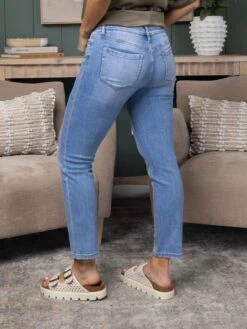 Mica Denim Mid Rise Straight Leg Jeans | 0-15 -Women Clothing Shop 59de180557c623cc6b4efd08b3ae1e2c