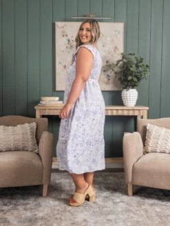 Floral Print Bust Ruching Tiered Maxi Dress | S-3XL -Women Clothing Shop 59df813a4791c44d88f0b74de0f48916