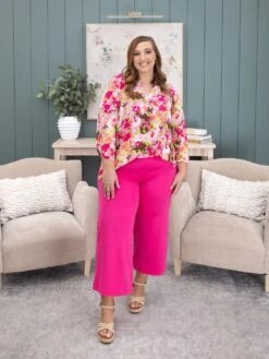 Dear Scarlett "Magic" Stretch Pull On Wide Leg Crop Pants | S-3X -Women Clothing Shop 5a280a758bd40592f6db68585839a70a