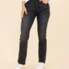 Mica Denim High Rise Slim Straight Leg Jeans | 0-15