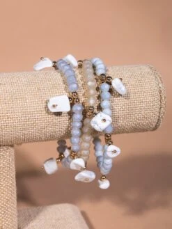 Multi Beaded Bracelet Set -Women Clothing Shop 5aea411d6f9577929f3afb447bc6f42e