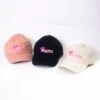 Embroidered Mama & Bow Baseball Cap