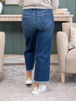 Judy Blue High Waisted Button Fly Destroy Hem Crop Wide Jean | 0-24 -Women Clothing Shop 5e2dedde0448bc6b177cc920b4f8a17c