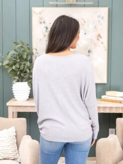 Brushed Rib Center Drawstring Sweater | S - 3XL *Final Sale* -Women Clothing Shop 5ec350cba7ee1e5ccbc4bba9edbb0188