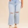 Mica Denim Super High Distressed Jeans | 0-15