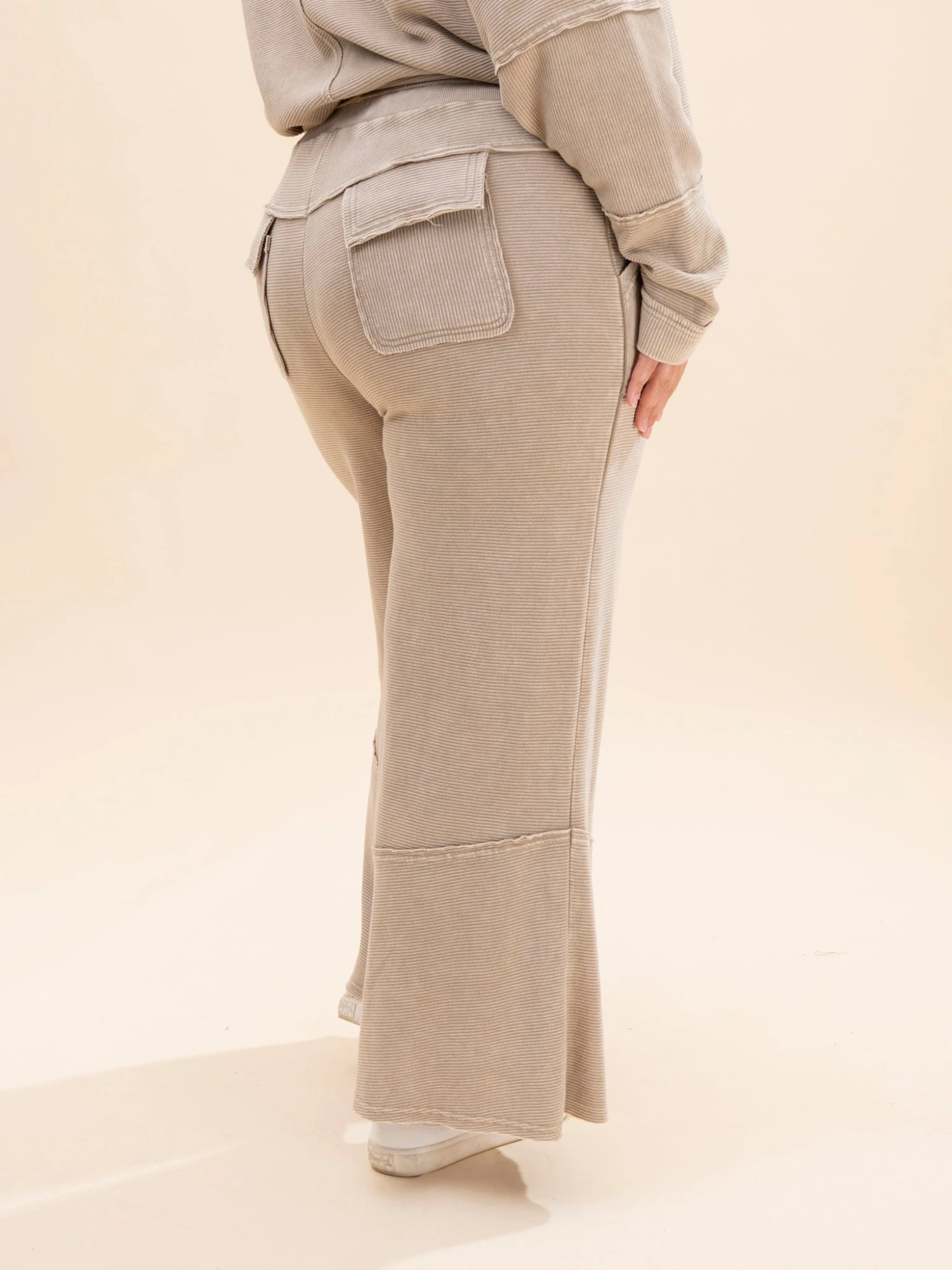 Textured Thermal Wide Leg Pants | S-L Pair W/ Sku64102 5 Textured Thermal Wide Leg Pants | S-L Pair W/ Sku64102 - Image 5