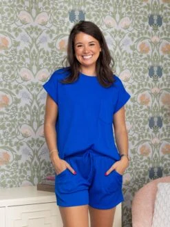 DD Design The Ultimate Summer Set Textured Shorts W/ Pockets | S-3XL Set W/ SKU53981 -Women Clothing Shop 5f2f227f78d13f4269817f249562052b