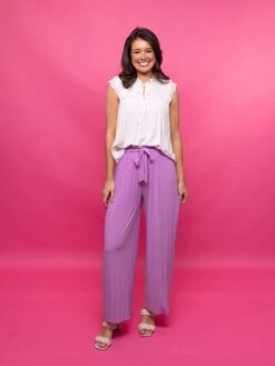 Pleated Wide Leg Pant W/ Adjustable Waist | S - XL -Women Clothing Shop 5fdf2fea1b6c683d189e14d8abec466f 1