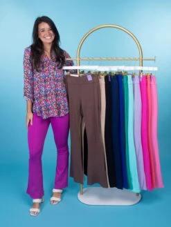 Essential COMFORT STRETCH Pull-OnFlare Pants | S - 3X