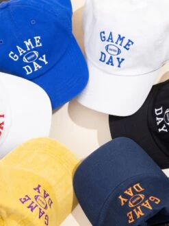 "Game Day" Football Embroidered Baseball Cap | Game Day -Women Clothing Shop 6021eb15c5c209a6b72bec721ed3d0a6